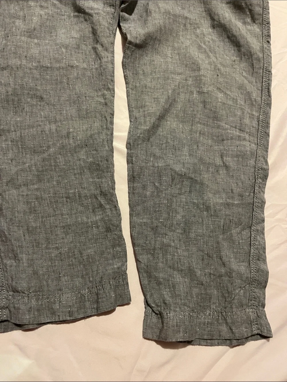 H&M Linen Gray pants